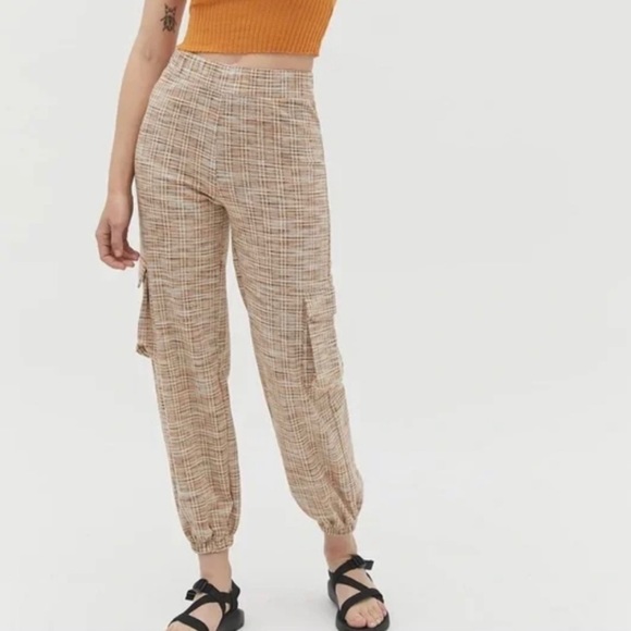 Urban Outfitters Pants - Urban Outfitters Plaid Joggers Size Medium